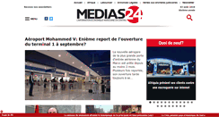 Desktop Screenshot of medias24.com